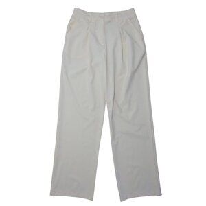 High Waisted Pleated Wide Leg Pants Brand Wild Fable Women Size S Color Ivory.
